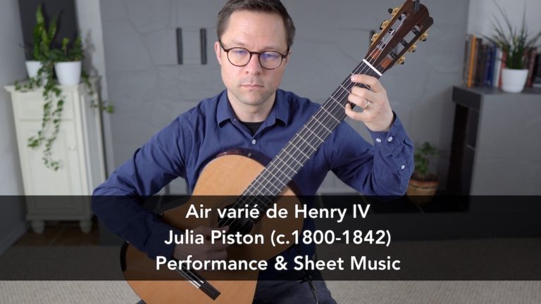 Air Varié de Vive Henry IV by Julia Piston