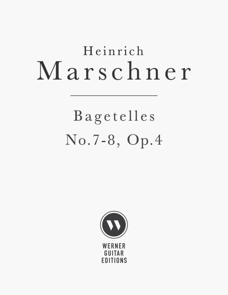 Bagatelle No.7 & No.8, Op.4 by Heinrich Marschner