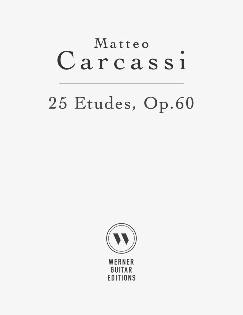 25 Etudes, Op.60 by Carcassi