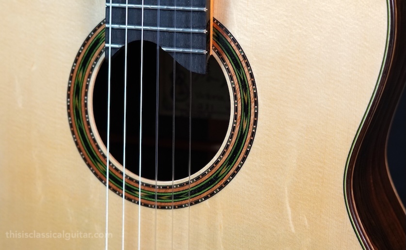 Dominelli Classical Guitar - Rosette