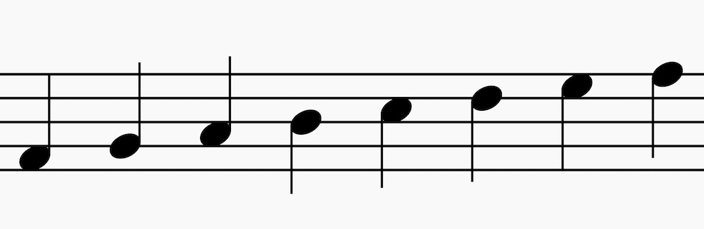 The Staff with Notes