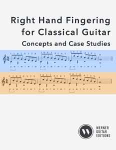 Right Hand Fingering for Classical Guitar: Concepts and Case Studies