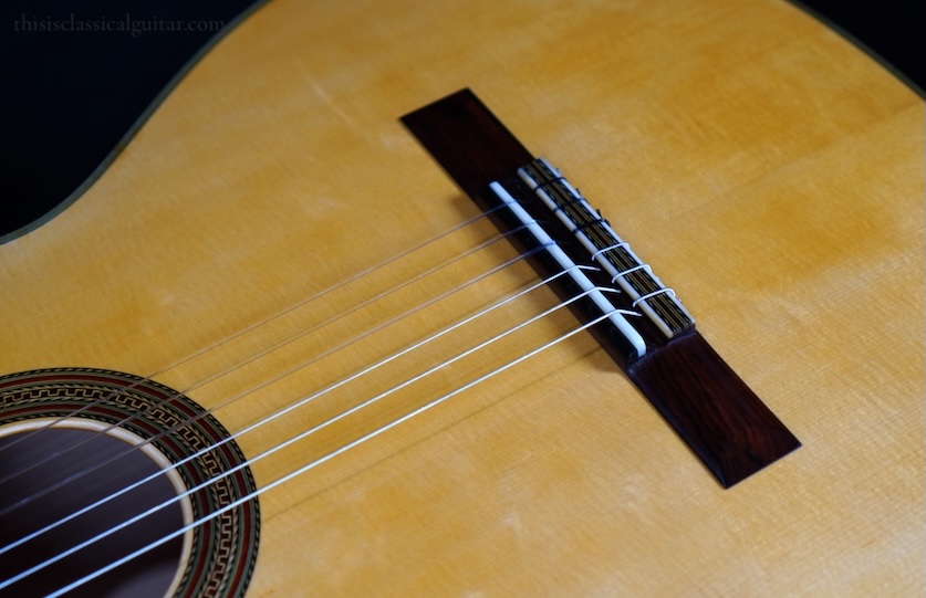 2026 Erez Perelman Classical Guitar - Bridge