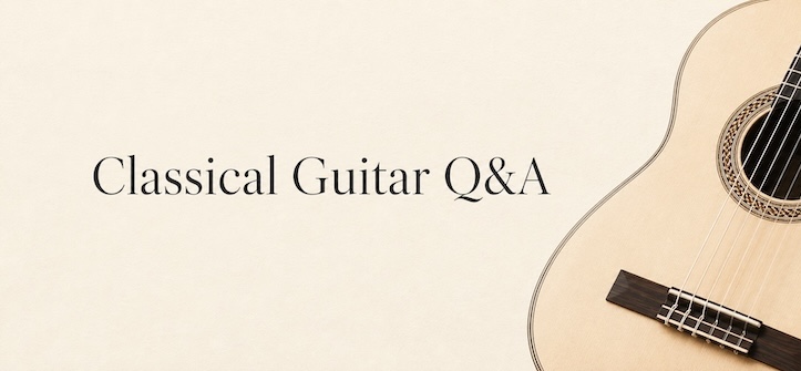 Classical Guitar Q&A Lessons